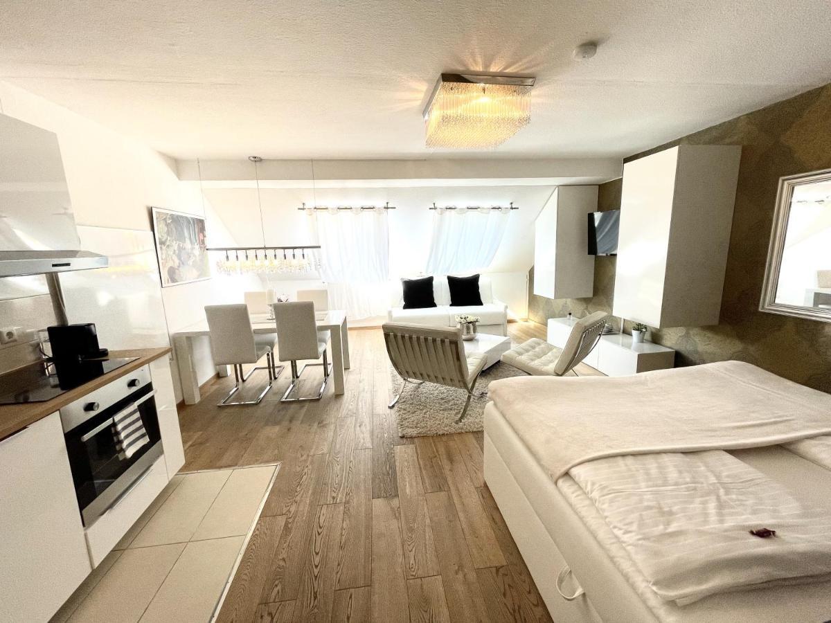 Ferienwohnung Luxus Penthouse Whiterussian Freiburg im Breisgau Exterior foto
